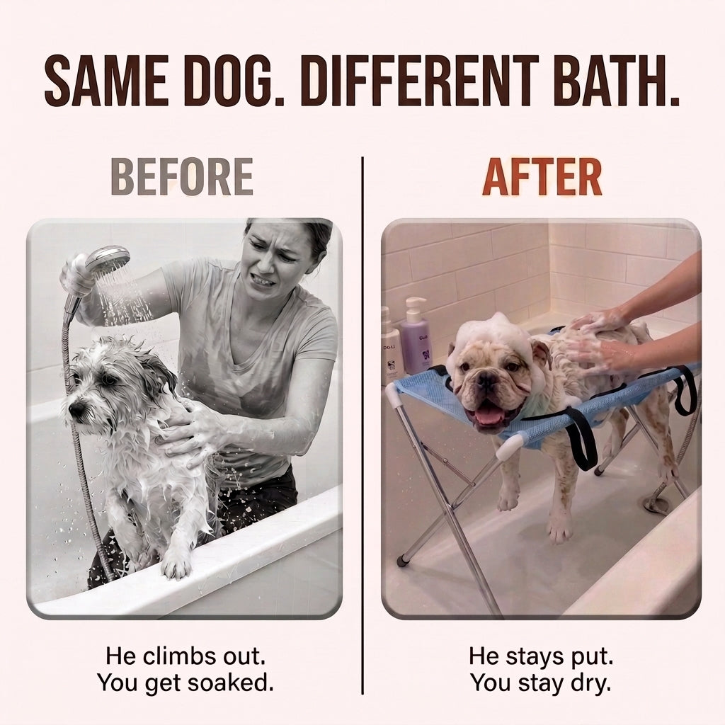 SoakPaws™ - Foldable Pet Bathing Stand